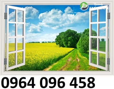 Tranh gạch 3d cửa sổ - HSX211