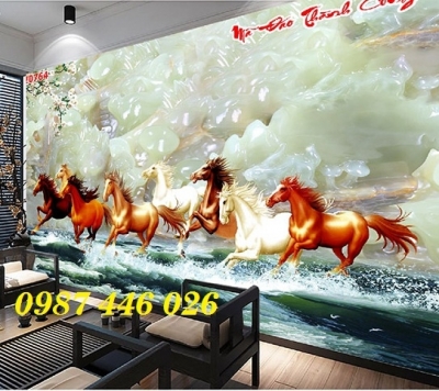 Gạch tranh mã đáo thành công HP9822