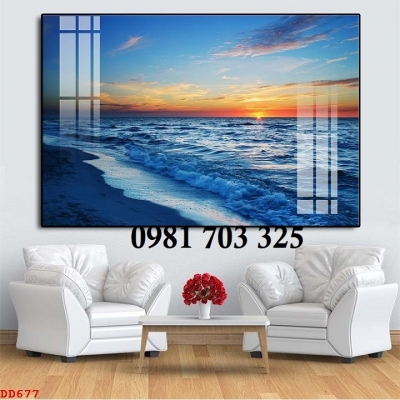 Gạch tranh 3D cảnh biển đẹp