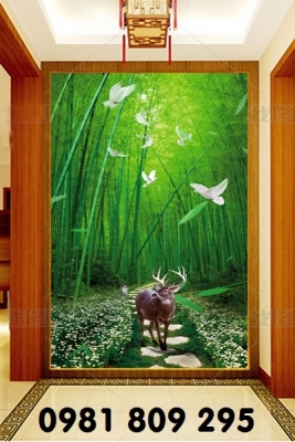 Gạch 3d rừng tre