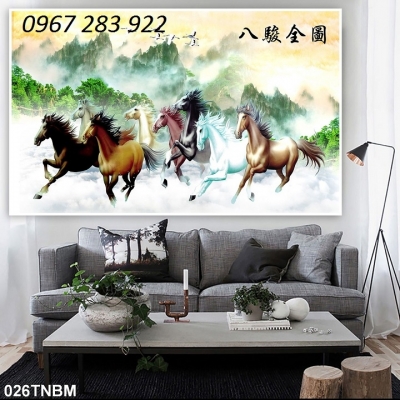 Gạch trang trí tường họa tiết mã đáo thành công