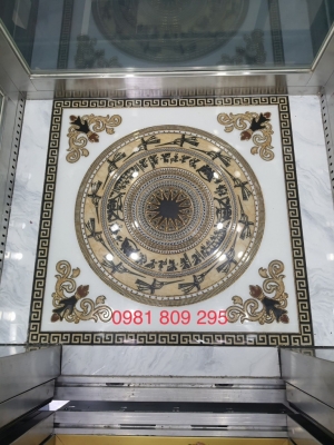 Chiếu nghỉ , thảm gạch lát capin ,cầu thang