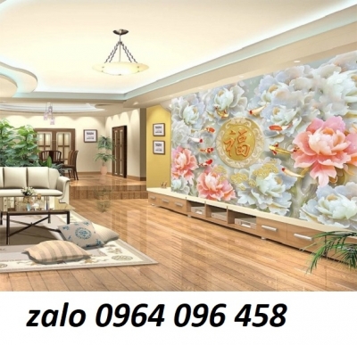 Gạch tranh trang trí phòng khách 3d - 632SV