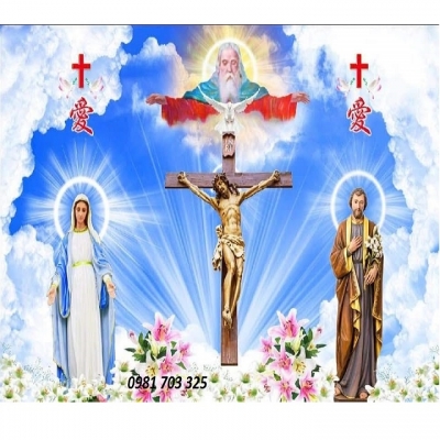 Gạch tranh công giáo ốp tường