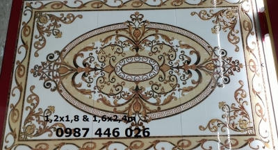 Gạch thảm khắc vàng HP7729
