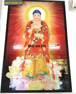 tranh gạch phật 3d ốp tường