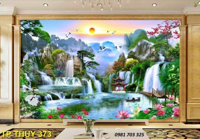 Tranh gạch men 3D phong cảnh