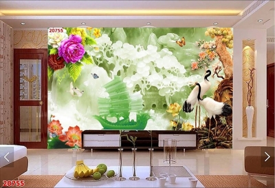 gạch 3d phong thủy - CBB77