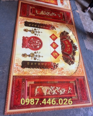 Ảnh thật tranh gạch men 3d HP98222