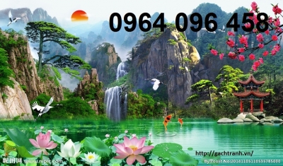 gạch tranh 3d phong cảnh - XV44