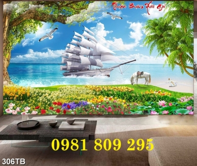 Tranh gạch ốp tường đẹp 3d