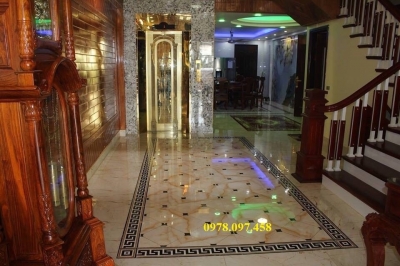 Gạch sàn 3d cao cấp trang trí sảnh khách sạn nhà hàng