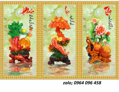 Tranh gạch 3d phong thủy phòng khách - A433