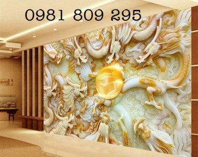 Tranh gạch 3d rông - gạch tranh ốp tường