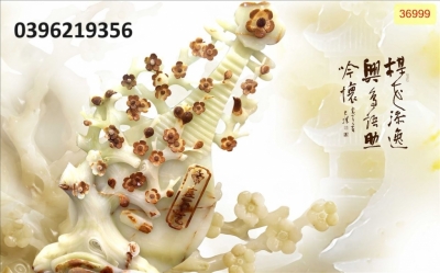 Tranh gạch giả ngọc trang trí