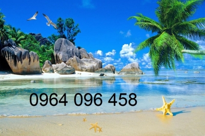 Tranh gạch 3d phong cảnh bờ biển - MNNN9