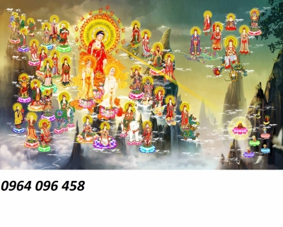 Tranh phật 3d - tranh gạch 3d phật - CXX43
