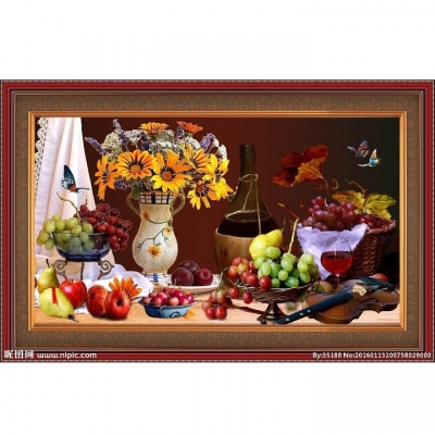 Tranh ốp phòng ăn - tranh 3D