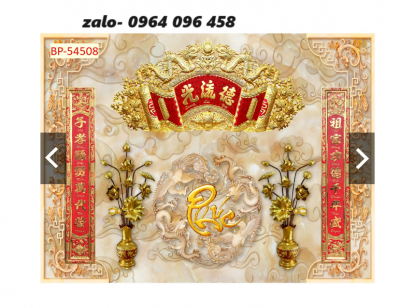 Tranh gạch 3d bàn thờ gia tiên - VXC44