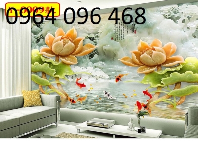 Tranh gạch 3d ốp tường phòng khách đẹp - 699CV