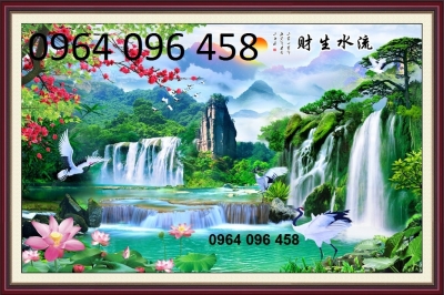 Tranh phong cảnh - tranh gạch 3d phong cảnh - 654DP