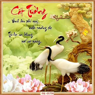 Tranh gạch men cửu ngư quần hội