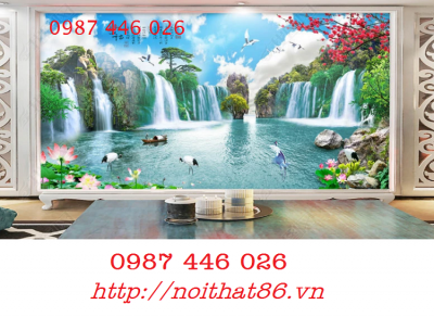 Tranh gạch thác nước HP08273