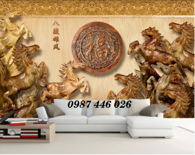 Tranh gạch men mã đáo thành công HP01622