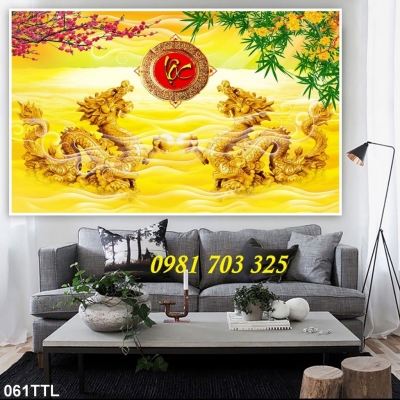 Tranh gạch phong thủy tuổi rồng