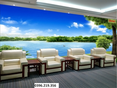 Gạch tranh đẹp 3D biển trang trí