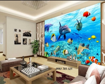 Tranh gạch men 3D trang trí phòng