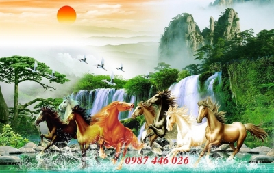 Gạch tranh mã đáo thành công HP772