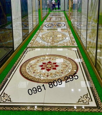 Gạch thảm nền phòng kháchkích thước 1,6x2,4m UP3654