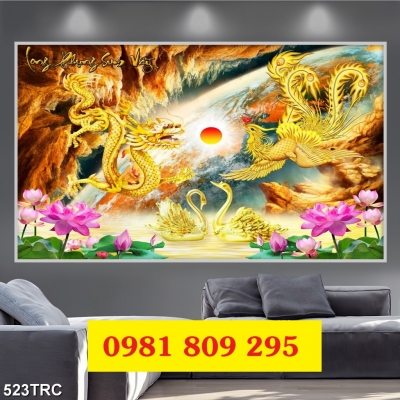 Tranh gạch rồng 3d - gạch tranh 3d NG959