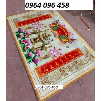 Tranh gạch 3d ốp tường phòng thờ - MMM90