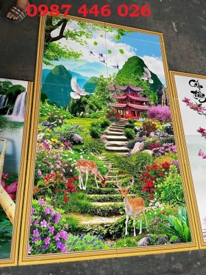 Ảnh thưc tế tranh ốp tường đẹp