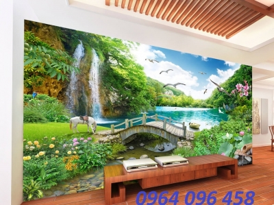 gạch tranh 3d - tranh gạch mới - KD44