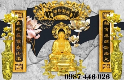 Gạch 3d tranh gạch phòng thờ HP3792