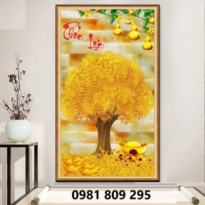Tranh gạch kim tiền , gạch 3d mới nhất HN929