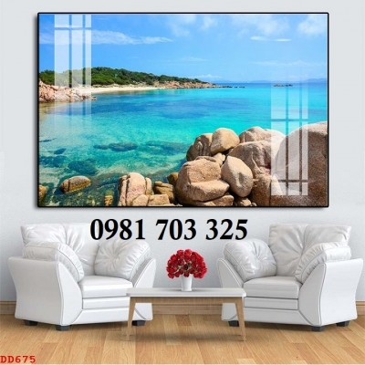 Gạch tranh 3D cảnh biển đẹp