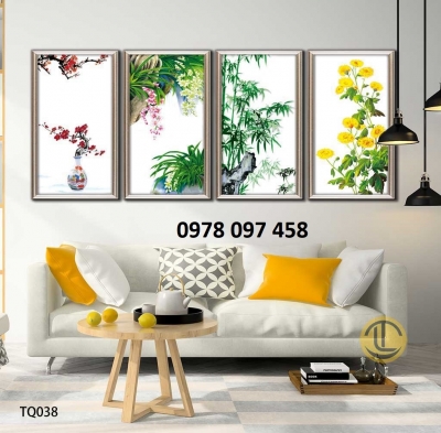 Tranh đẹp ốp tường họa tiets 3D