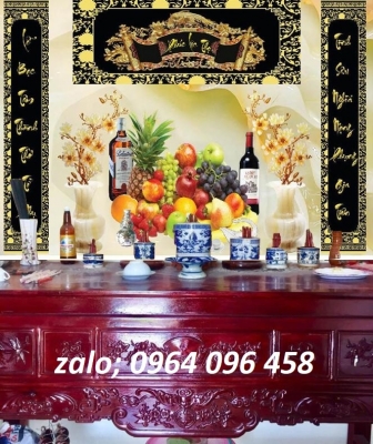 Tranh gạch 3d phòng thờ - KSAZ11