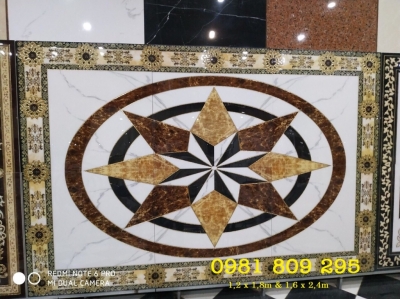 Thảm gạch sàn phòng khách HP3443