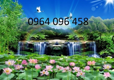 Tranh gạch 3d hoa sen - XX22