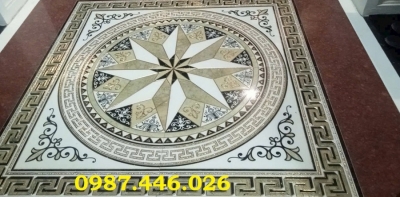 Gạch thảm vuông khắc vàng HP283