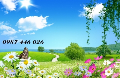 Tranh ốp tường vườn hoa HP8722
