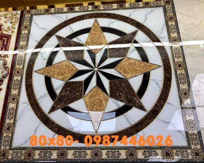 Gạch chiếu nghỉ cầu thang, gạch hoa văn HP6283