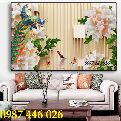 Gạch tranh gạch men ốp tường HP28