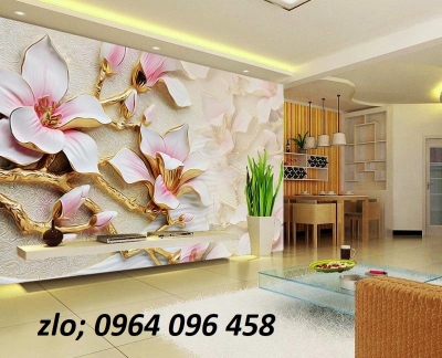 Mẫu tranh gạch 3d phòng khách - GBB84S