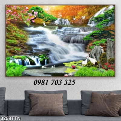 tranh phong khách- gạch tranh phong cảnh